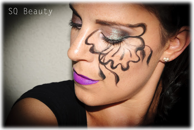 Maquillaje fantasía con eyeliner, pigmentos, flor, rosa, Fantasy makeup with eyeliner, pigments, flower, pink, Silvia Quirós Maquillaje fantasía con eyeliner, pigmentos, flor, rosa, Fantasy makeup with eyeliner, pigments, flower, pink, Silvia Quirós