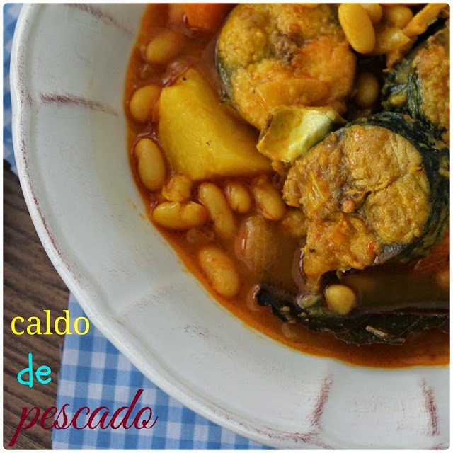 Estornino Con Alubias {caldo De Pescado}
