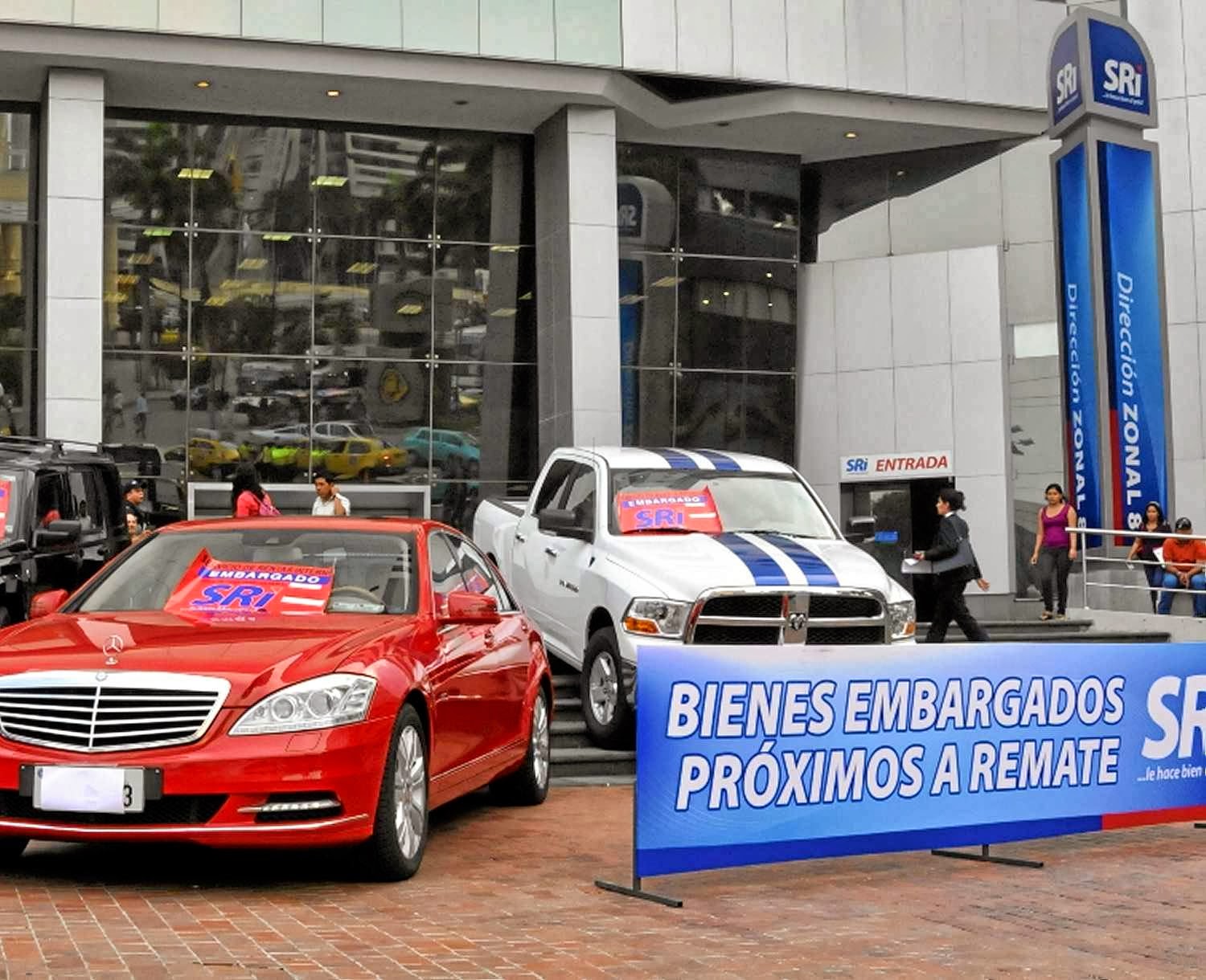 Subasta de Bienes y Vehículos Embargados por el Servicio de Rentas Internas