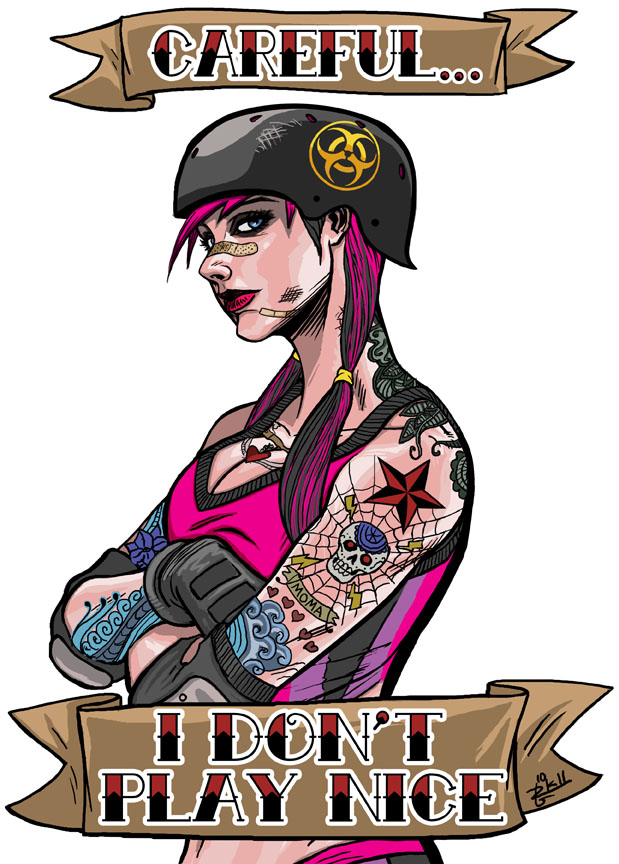 L.I. Roller Derby Art