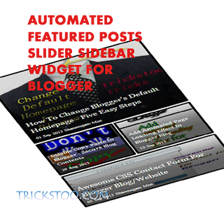 BLOG TIPS 1 Add Featured Posts Slider Sidebar Widget In Blogger Blog