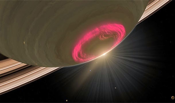 aurora de saturno