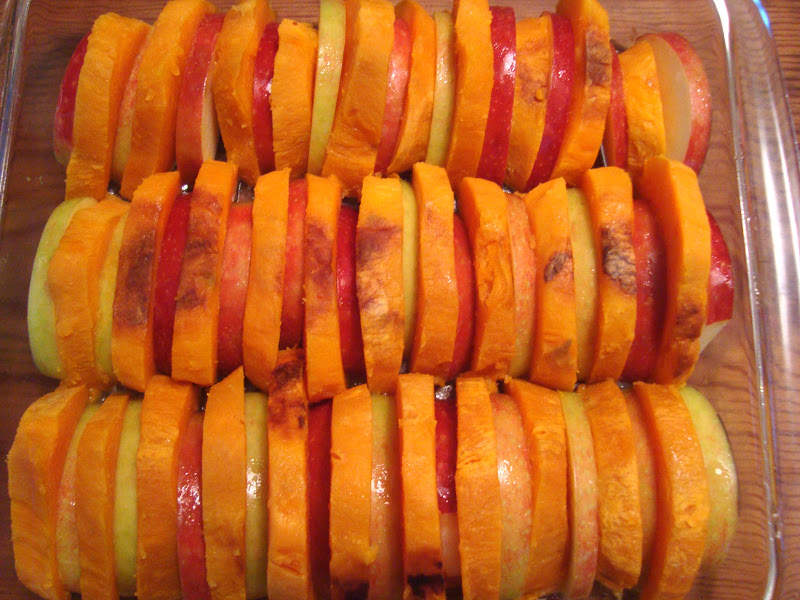 Headspace Roasted Sweet Potatoes and Apples with Honey Butter Glaze