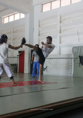 Surya Practising Martial Arts Exclusive