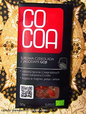 Surowa czekolada z jagodami goji - SuroVital