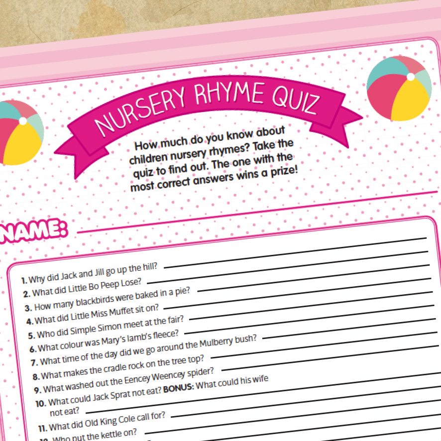 Family Baby Shower Games Part - 15: The Entire Set Includes: Nursery Rhymes Quiz Game, Celebrity Baby Names Game, Baby Animals Quiz, Baby Bingo, Children Book Titles Quiz And TV Show Families ...