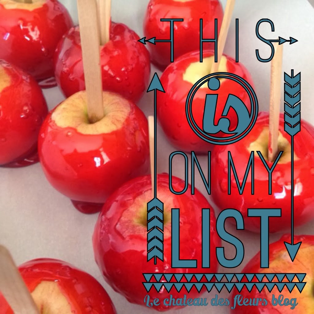 "Isabelle Thornton" Le Chateau des Fleurs Super easy candy apples and