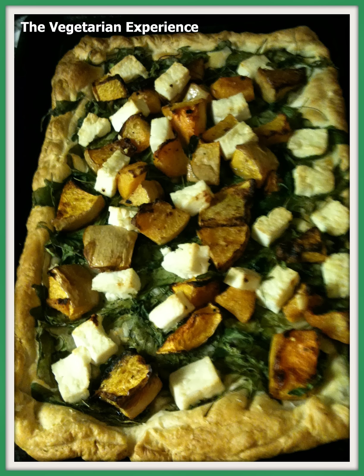 The Vegetarian Experience Butternut, Feta and Rocket Tart