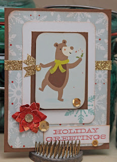 Life of a BZscrapper: Christmas Card Workshop Cards 9 &amp; 10
