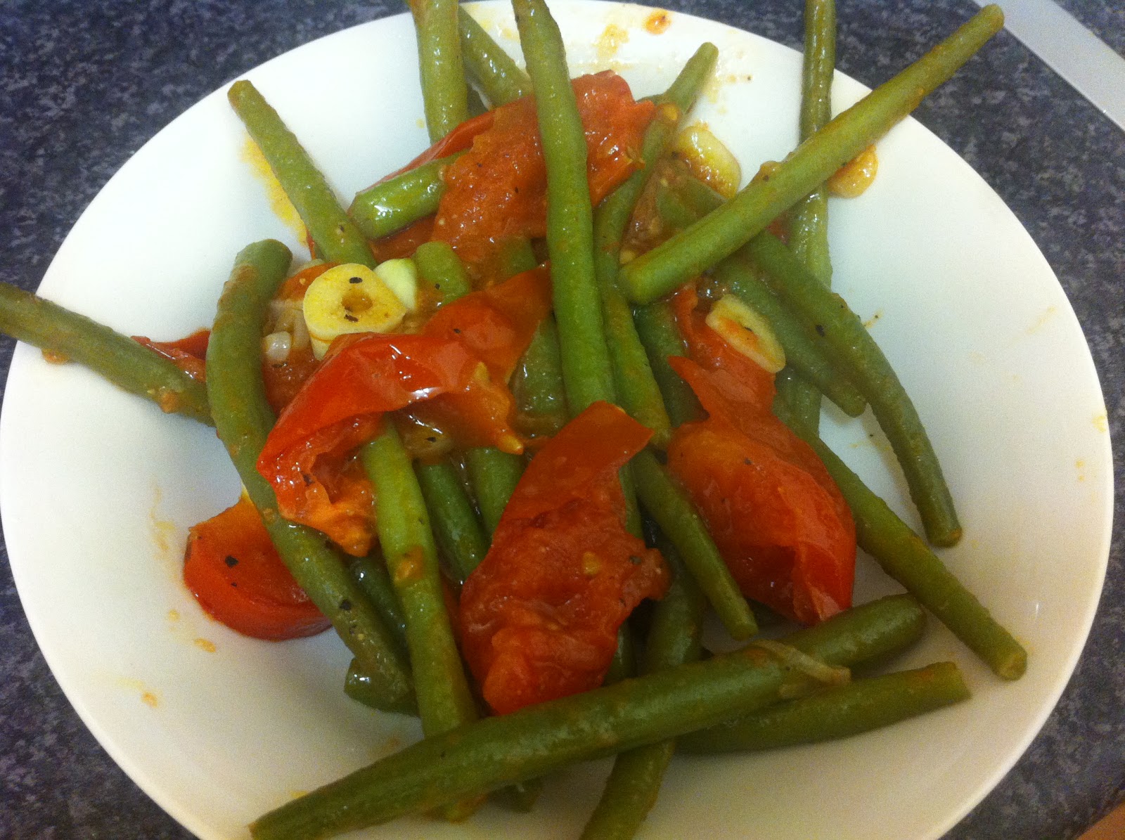 The lone gourmet Green beans Frenchstyle