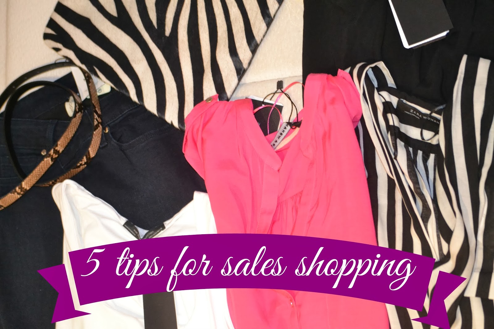 5 tips for sales shopping.