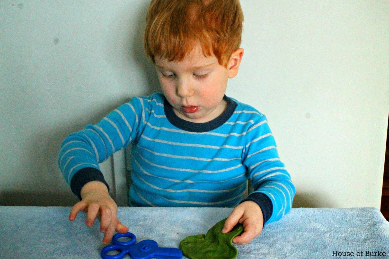 House of Burke Introducing Scissors to Toddlers