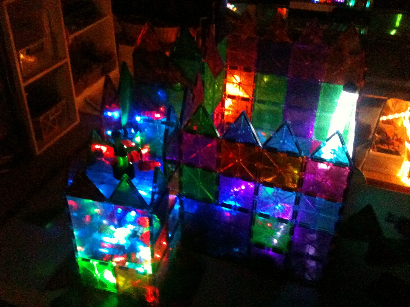 Fun with Magna Tiles Homeschool and Light Tables