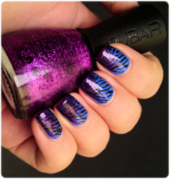 ivana thinks pink blue & purple