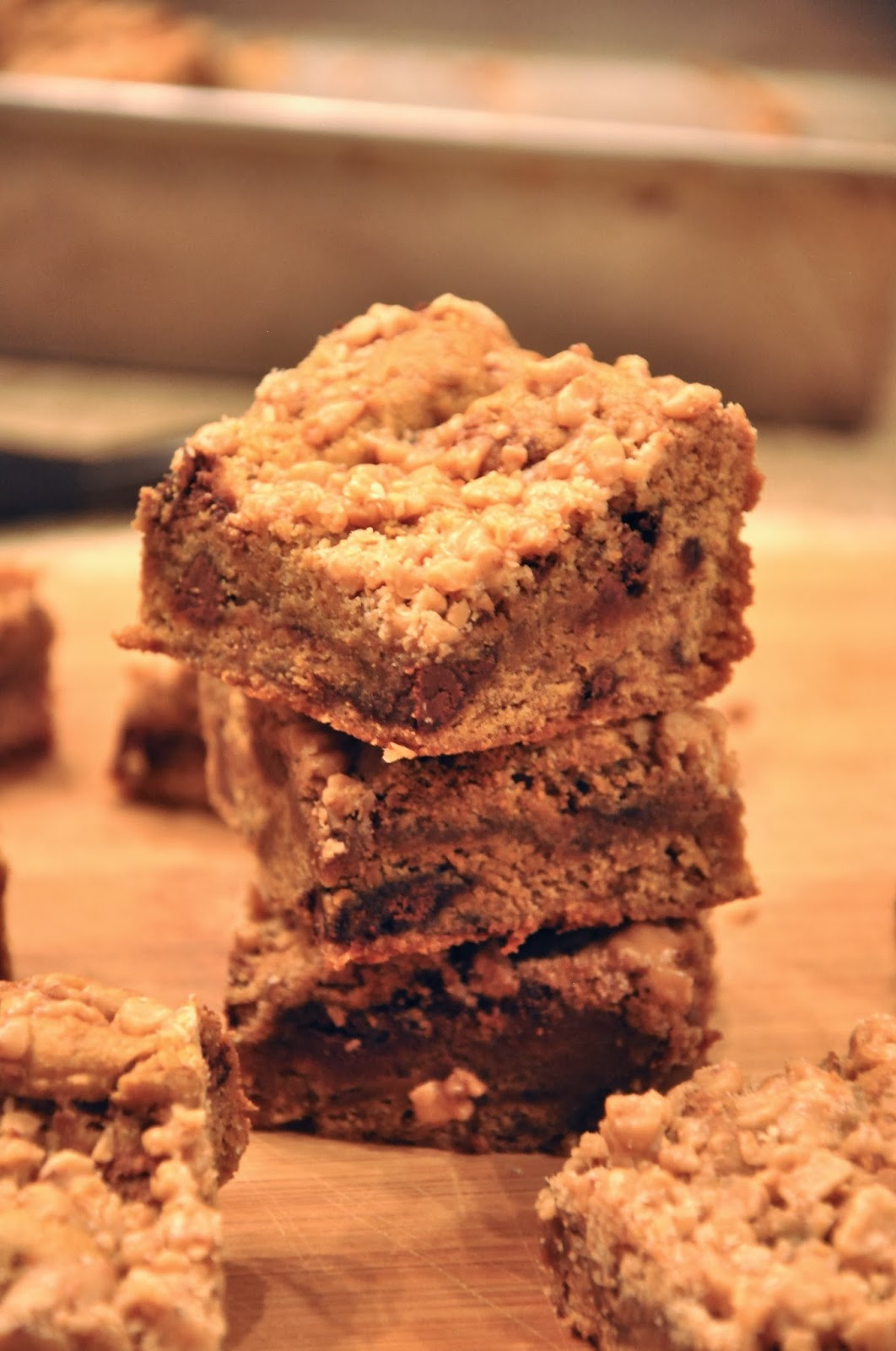 Sophia's Sweets ToffeeTopped Pumpkin Blondies