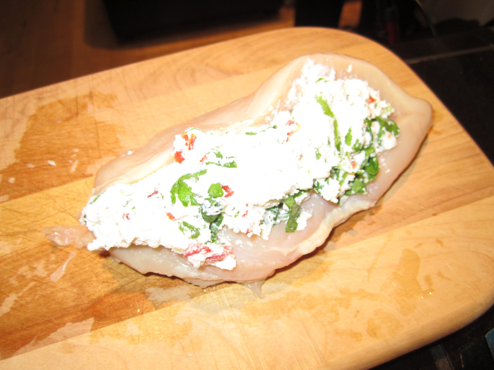 Make It Work Sam Panko Crusted Stuffed Chicken