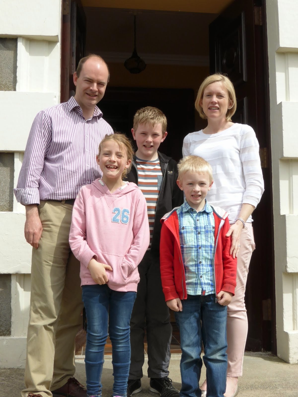 Bill, Claire, Sam, Cara and Mark