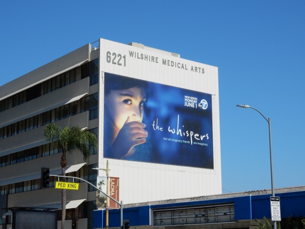 The Whispers giant series premiere billboard The Whispers giant series premiere billboard