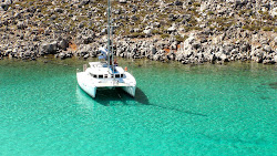 Pause baignade en mer Égée