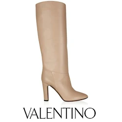 Mary's Style: Valentino Leather Knee Boots and Prada Saffiano Tote Bag