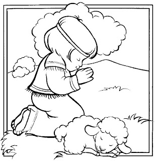 Desenhos Bíblicos Para Imprimir e Colorir Pastor