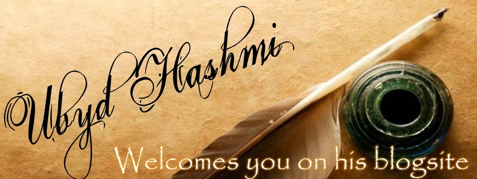 Welcome to Ubydullah Hashmi's Blog -- Read, Learn and Lead