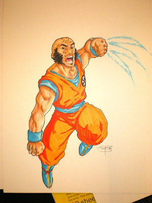 Krillin Wolverine Dragon Ball Z Wolverine