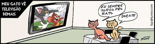 Meu gato vê televisão demais... (3) tom e jerry