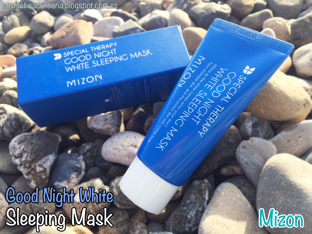 MIZON Good Night White Sleeping Mask Review Cosmética Coreana Blog