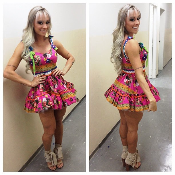 roupa de quadrilha blusa e saia