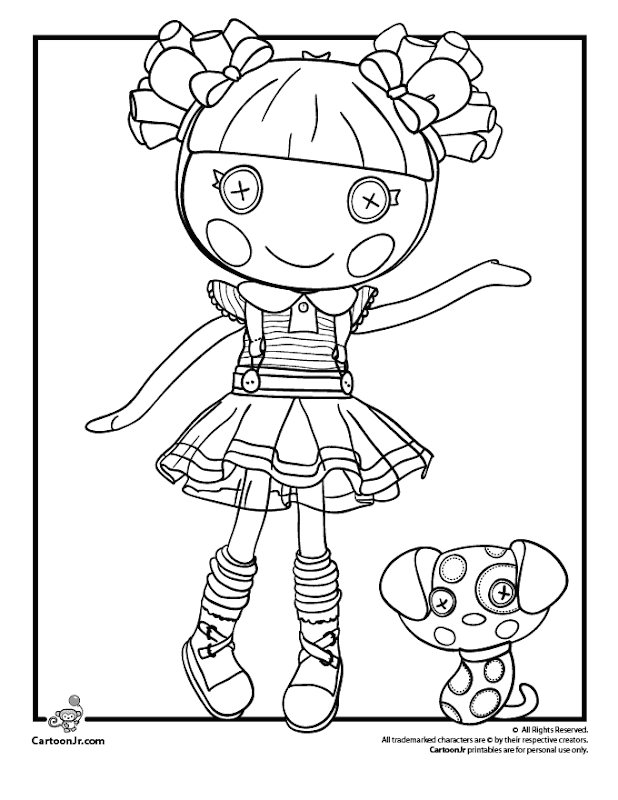 Imagens para Colorir Lalaloopsy! title=