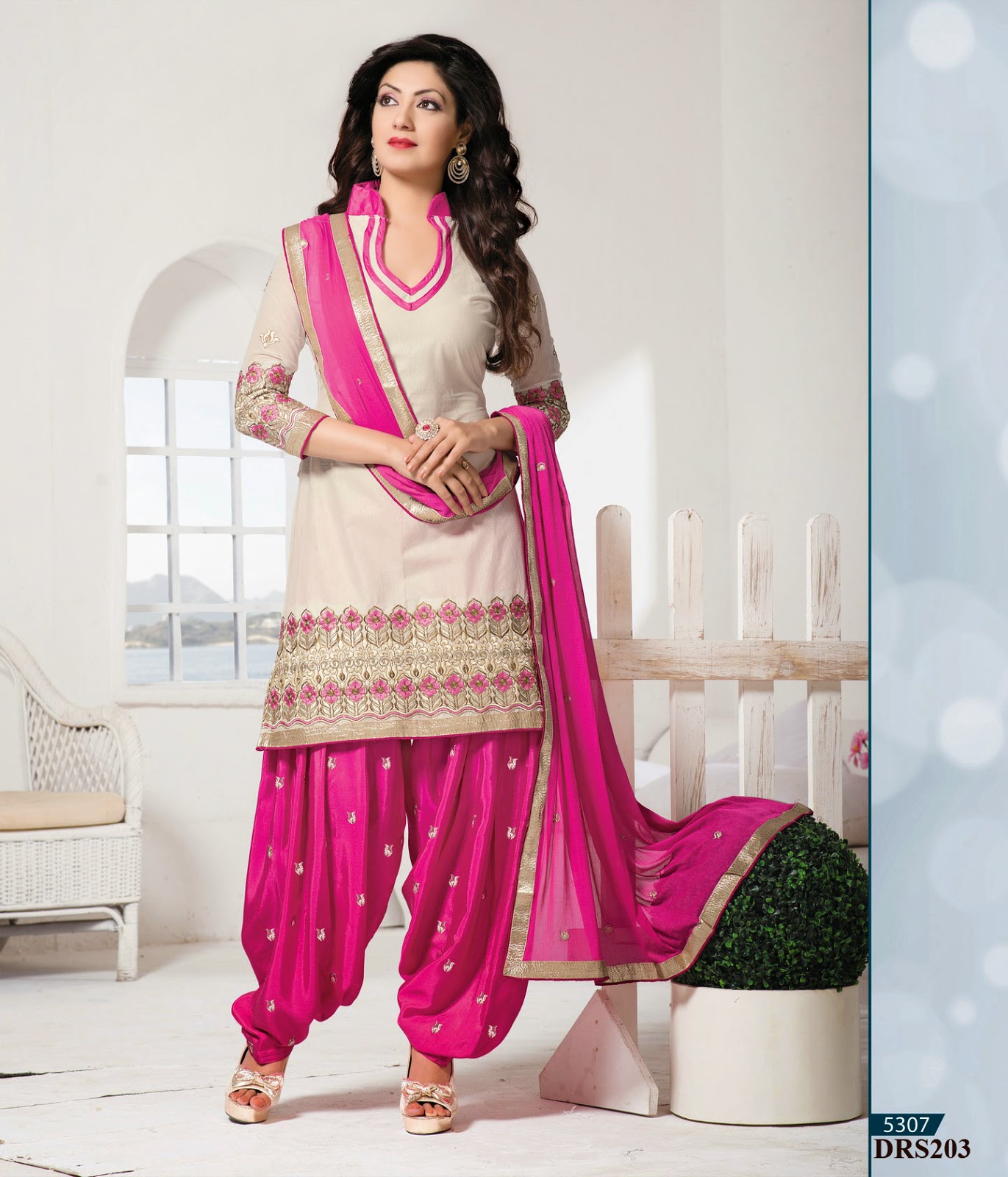 New Arrival Cambric Cotton Punjabi Style Dress Material ...