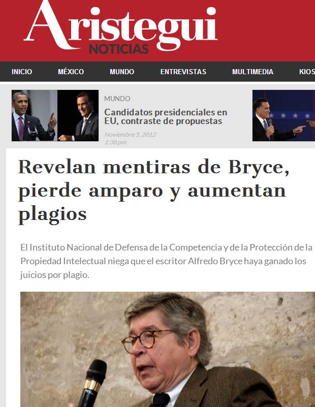 Pisando charcos Bryce Echenique, el plagio y las clases literarias