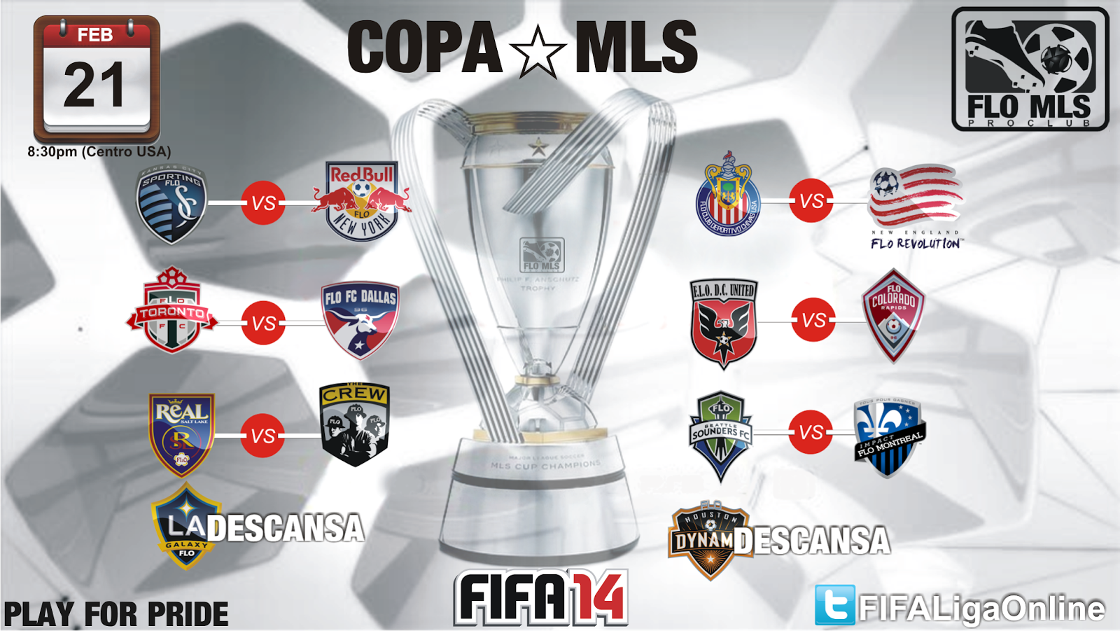 FIFA Liga Online COPA☆MLS 2014 Fecha 2