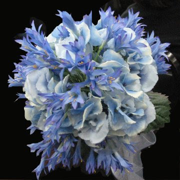 Best Flower Arrangements and Designs Blue and White Flower Bouquet