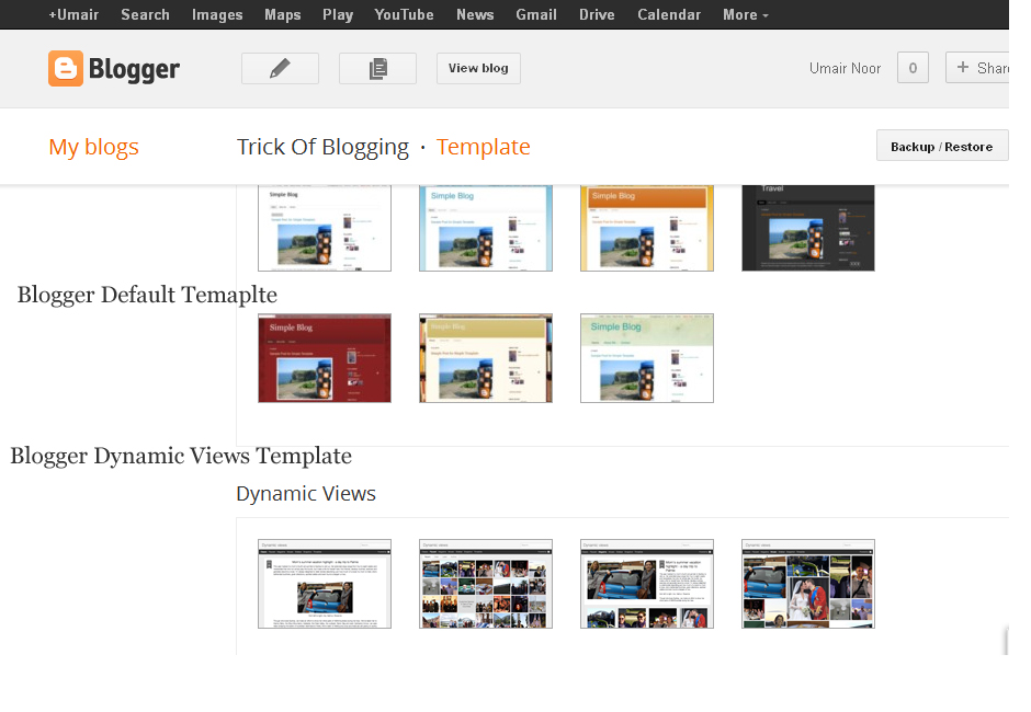 customise blogger default template to make professional template
