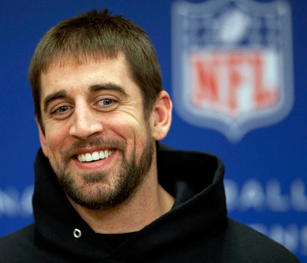 Get Aaron Rodgers Long Hair Pics