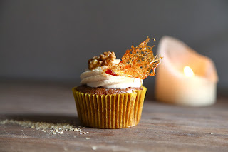 cupcake alle noci e caramello
