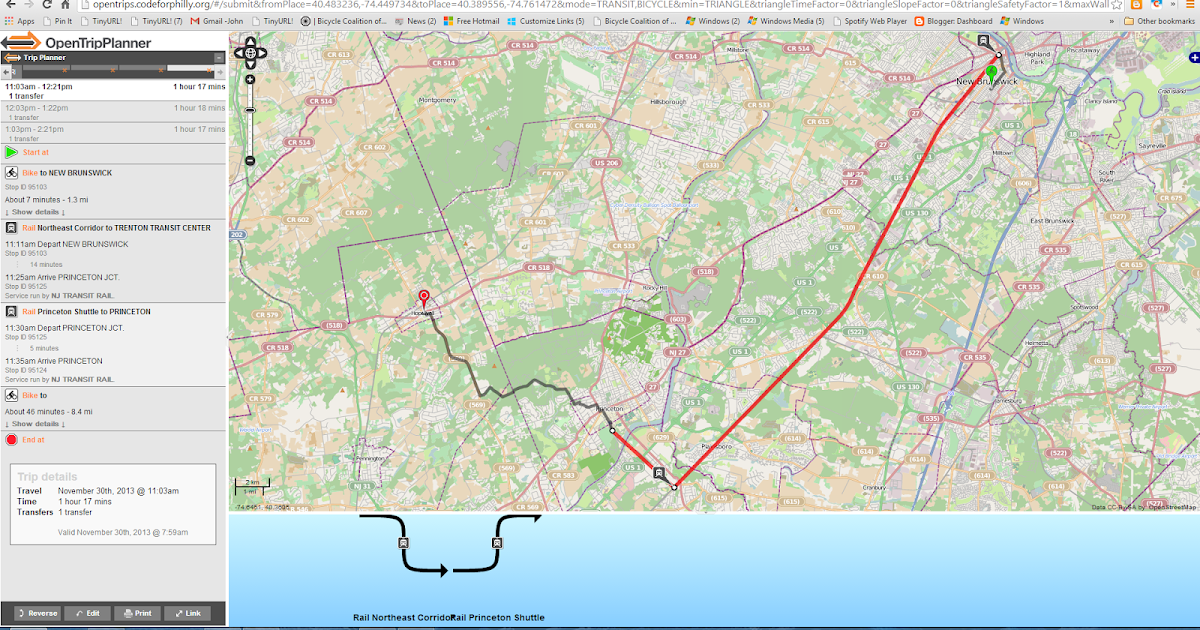 nj transit trip planner
