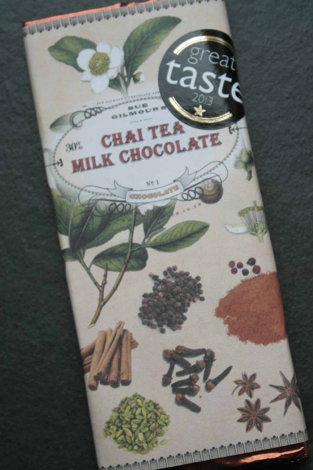 Chai Tea Milk Chocolate by Sue Gilmour
