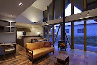 Origami House Design with A-Frame in an Old Village Surrounded by Mountains Origami House Design with A-Frame in an Old Village Surrounded by Mountains
