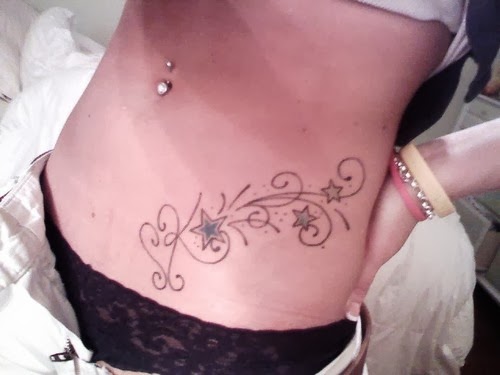 Girls Tattoos On Hip Girl Tattoos