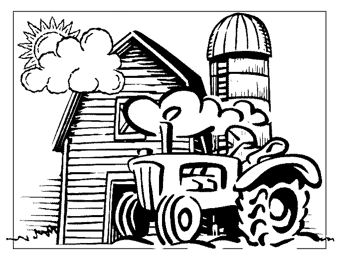 Tractor Farm Coloring:Child Coloring and Children Wallpapers