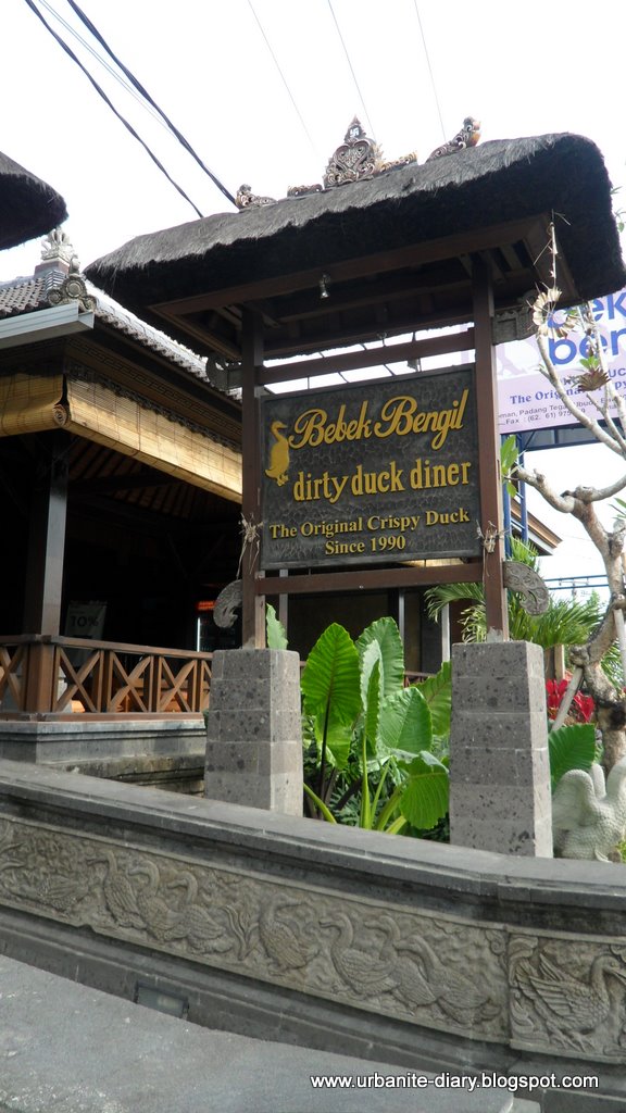 Dirty Duck Bali Menu
