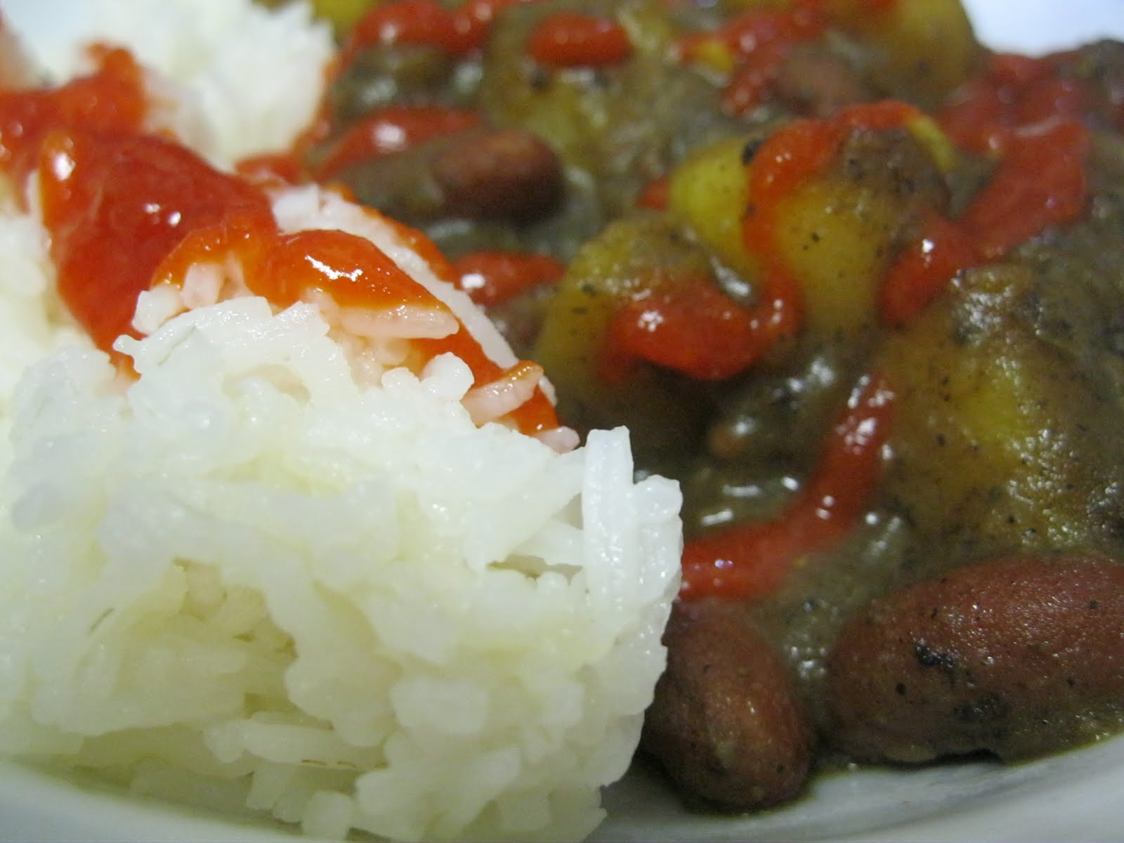 Things We Ate Kidney Bean and Potato Curry