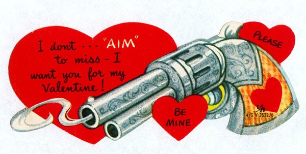 mystery fanfare retro valentine s day cards shoot em book em