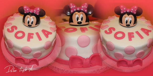 Tarta De Fondant De Minnie
