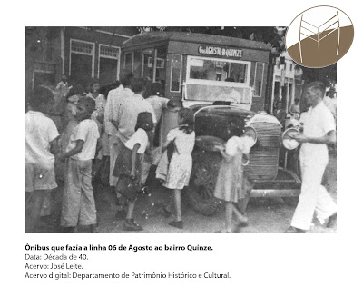 Ônibus que fazia a linha 06 de Agosto ao bairro Quinze em Rio Branco, Acre.