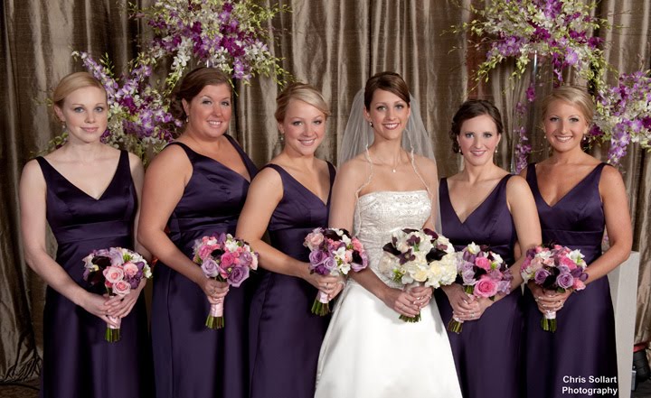 Plum Eggplant A Very Popular Color for 2011 Wedding Couples