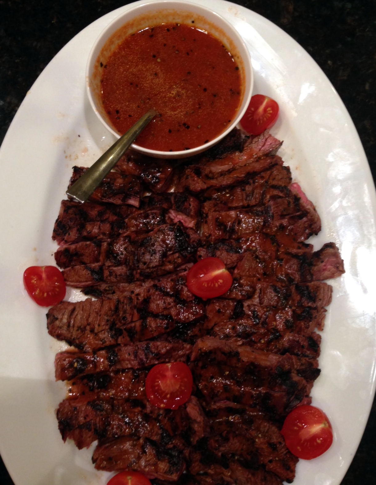 Party with Leah Bloody Mary Flank Steak